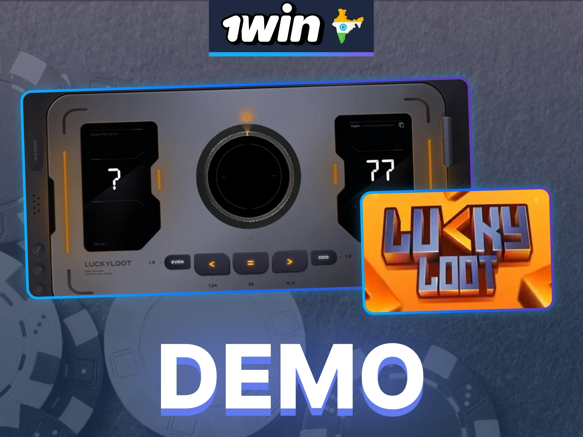 Familiarize yourself with the strategies for playing Lucky Loot at 1win in demo mode.